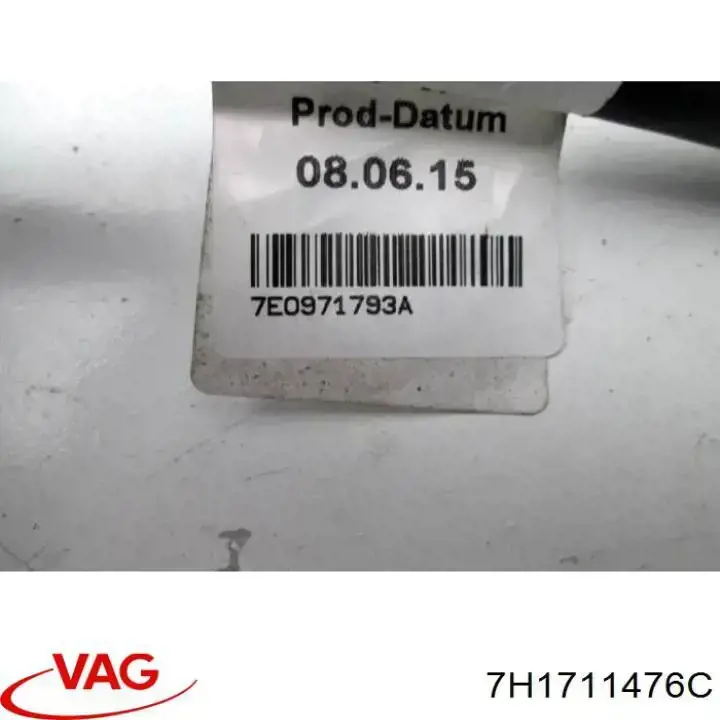 7H1711476C VAG Cabo do freio de estacionamento dianteiro