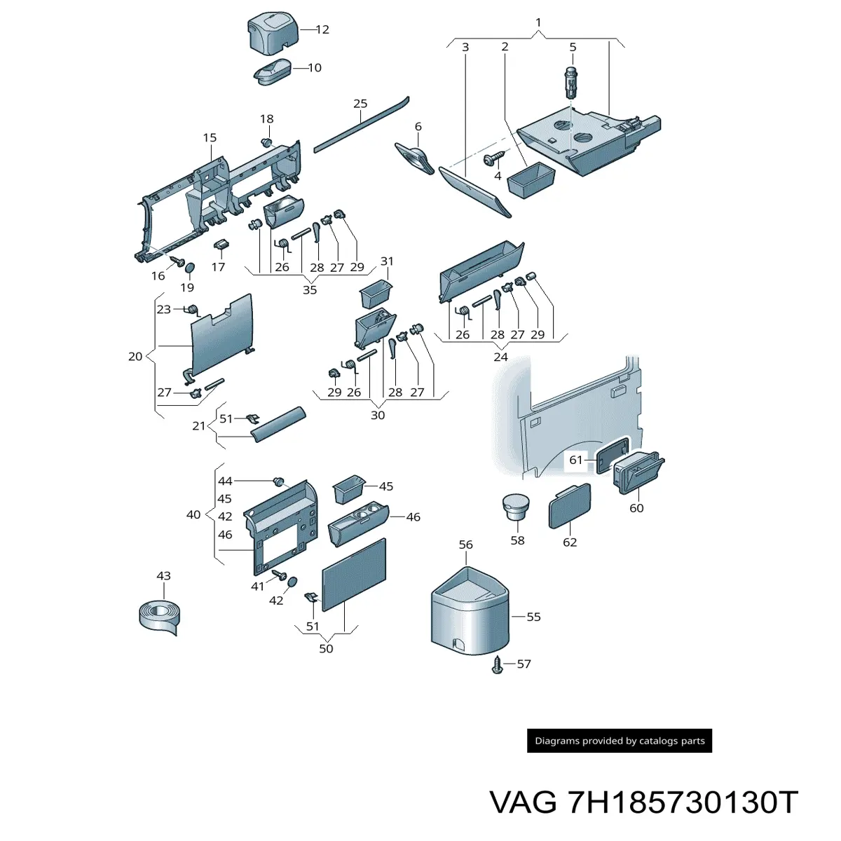  VAG 7H185730130T preço, a partir de 310,94 USD