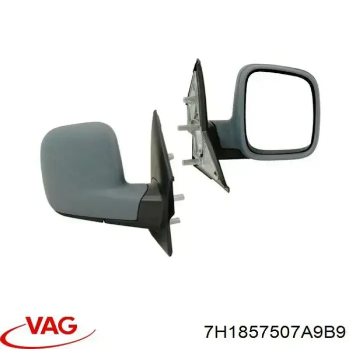 7H1857507A9B9 VAG Espelho de retrovisão esquerdo