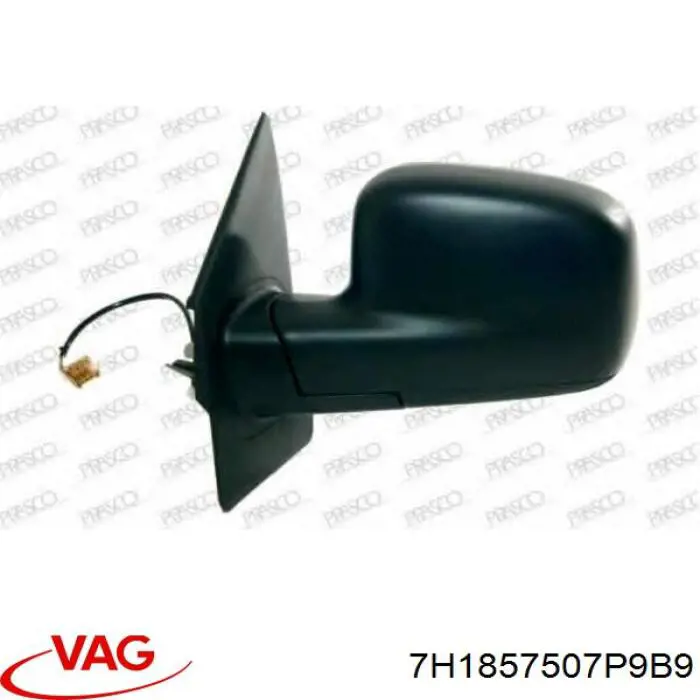 Espelho de retrovisão esquerdo VAG 7H1857507P9B9 preço, a partir de 95,77 USD