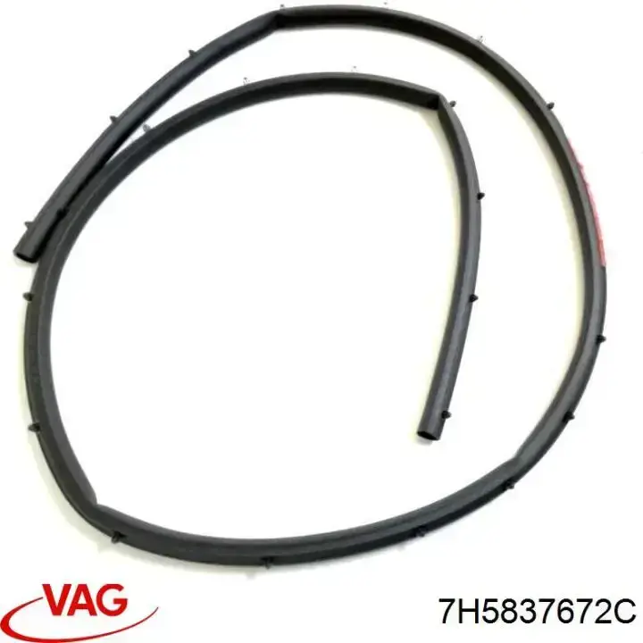 7H5837672C VAG Compactador da porta dianteira direita (na porta)