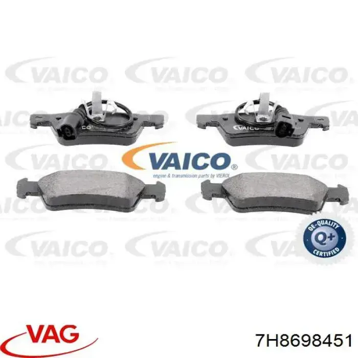 Compre 7H8698451 VAG Sapatas do freio traseiras de disco