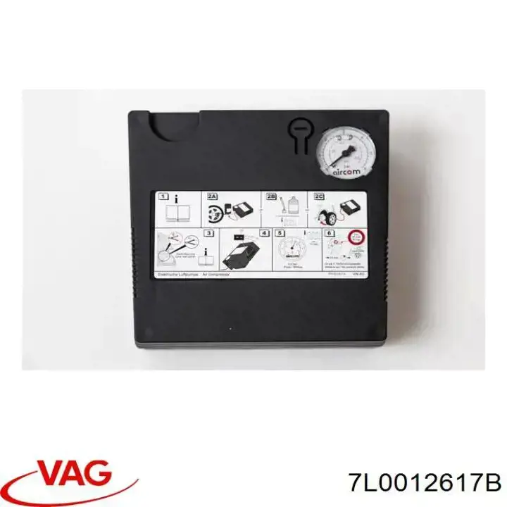 Compre 7L0012617B VAG Compressor para o bombeio de pneus