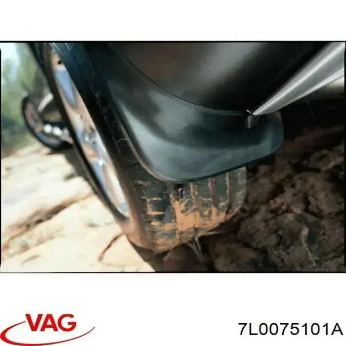 7L0075101A VAG Protetores de lama traseiros, kit