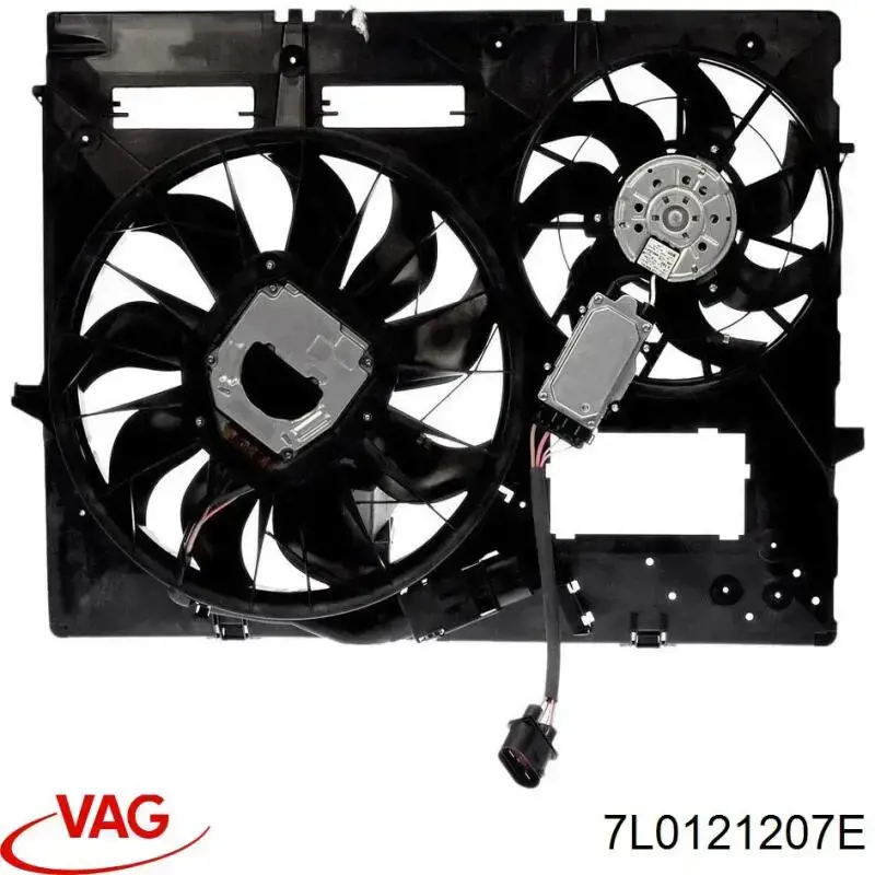 Difusor do radiador de esfriamento VAG 7L0121207E preço, a partir de 190,69 USD