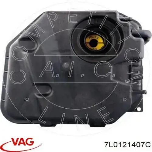 Compre 7L0121407C VAG Tanque de expansão do sistema de esfriamento