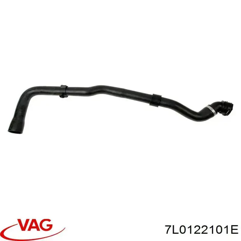7L0122101E VAG Mangueira (cano derivado) do radiador de esfriamento superior
