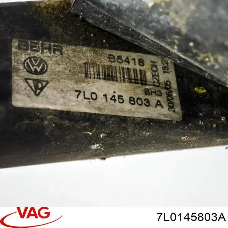 Compre 7L0145803A VAG Radiador de intercooler