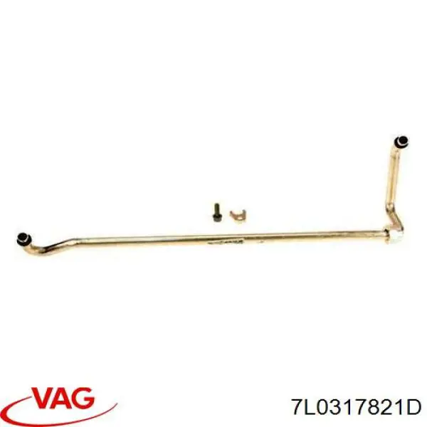 Compre 7L0317821D VAG Tubo do radiador de óleo da Caixa Automática de Mudança, inferior