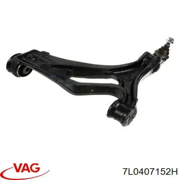 7L0407152H VAG Braço oscilante inferior direito de suspensão dianteira