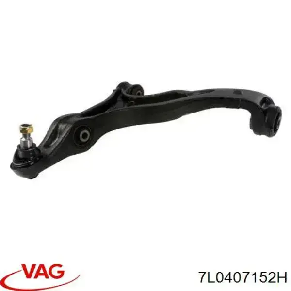 Braço oscilante inferior direito de suspensão dianteira VAG 7L0407152H preço, a partir de 129,62 USD