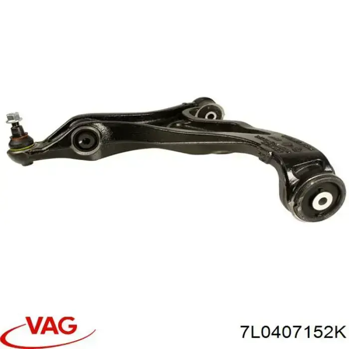 7L0407152K VAG Braço oscilante inferior direito de suspensão dianteira