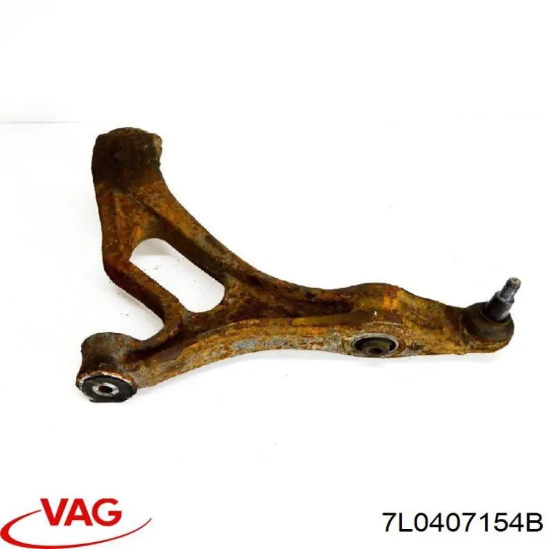 Braço oscilante inferior direito de suspensão dianteira VAG 7L0407154B preço, a partir de 85,13 USD