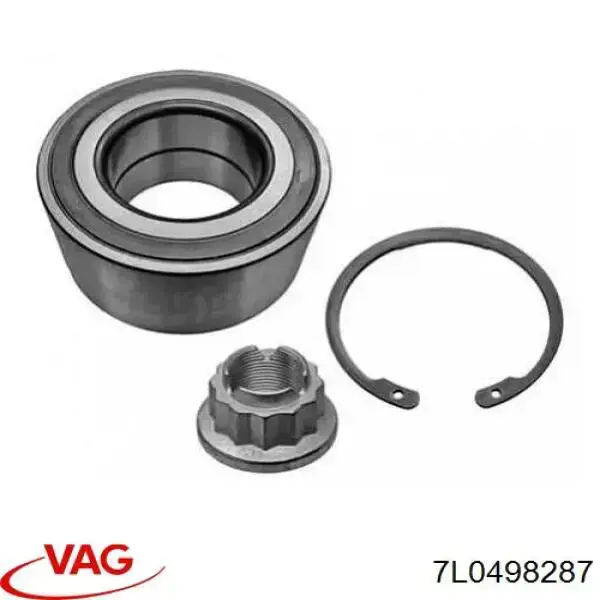 Compre 7L0498287 VAG Rolamento de cubo dianteiro/traseiro
