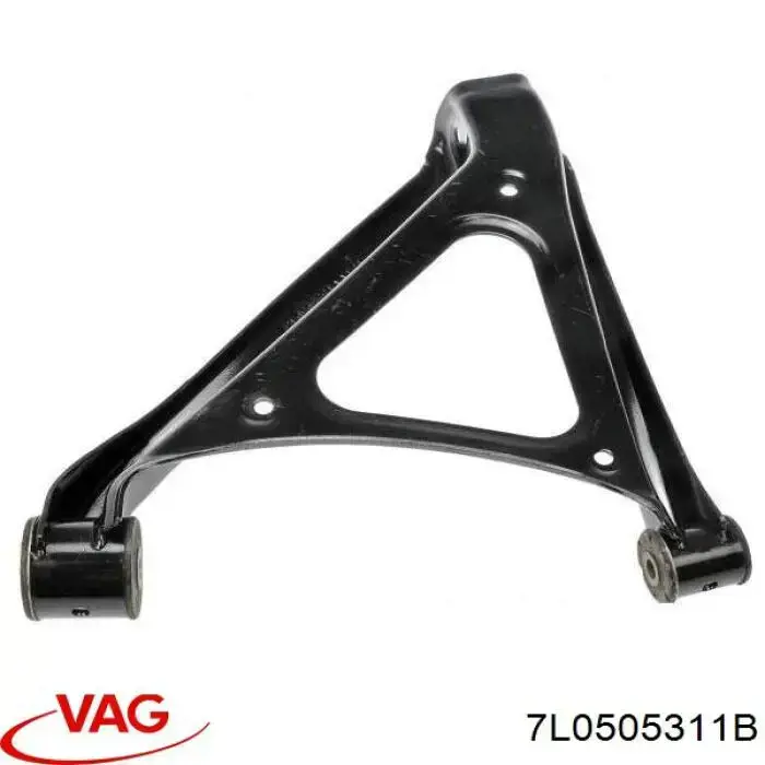 Compre 7L0505311B VAG Braço oscilante inferior esquerdo de suspensão traseira