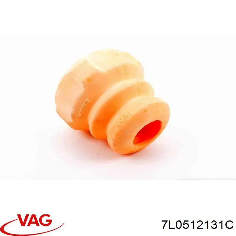 7L0512131C VAG Pára-choque (grade de proteção) de amortecedor traseiro