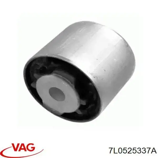 7L0525337A VAG Bloco silencioso (coxim) traseiro esquerdo de redutor do eixo traseiro