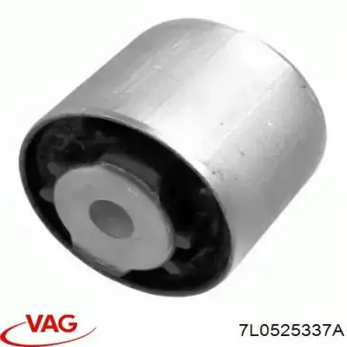 Bloco silencioso (coxim) traseiro esquerdo de redutor do eixo traseiro VAG 7L0525337A preço, a partir de 19,74 USD