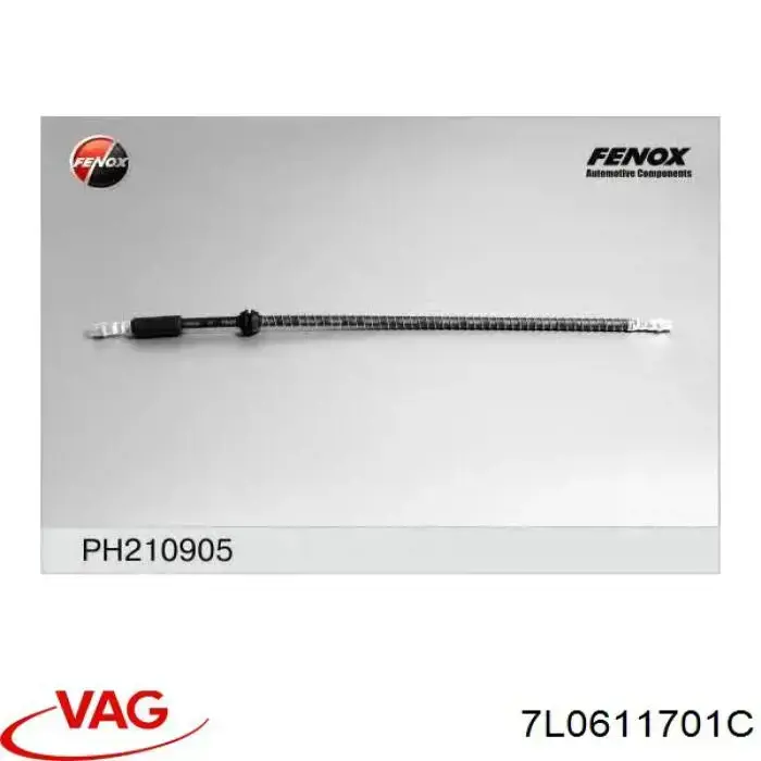 Compre 7L0611701C VAG Mangueira do freio dianteira