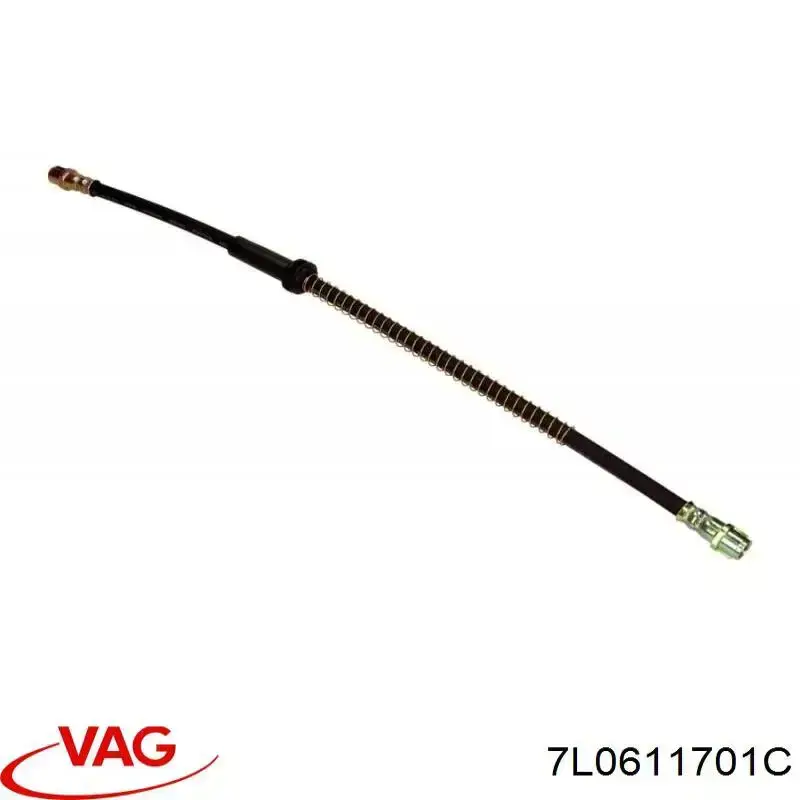 7L0611701C VAG Mangueira do freio dianteira