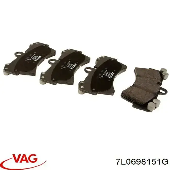 7L0698151G VAG Sapatas do freio dianteiras de disco