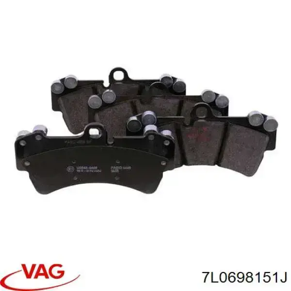 7L0698151J VAG Sapatas do freio dianteiras de disco