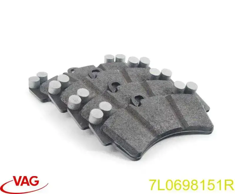 Sapatas do freio dianteiras de disco VAG 7L0698151R preço, a partir de 61,58 USD