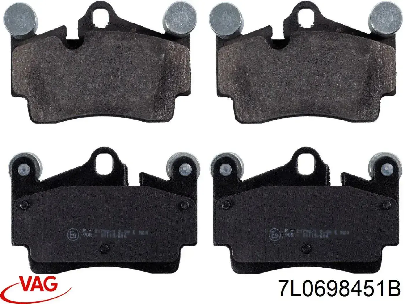 Sapatas do freio traseiras de disco VAG 7L0698451B preço, a partir de 38,28 USD