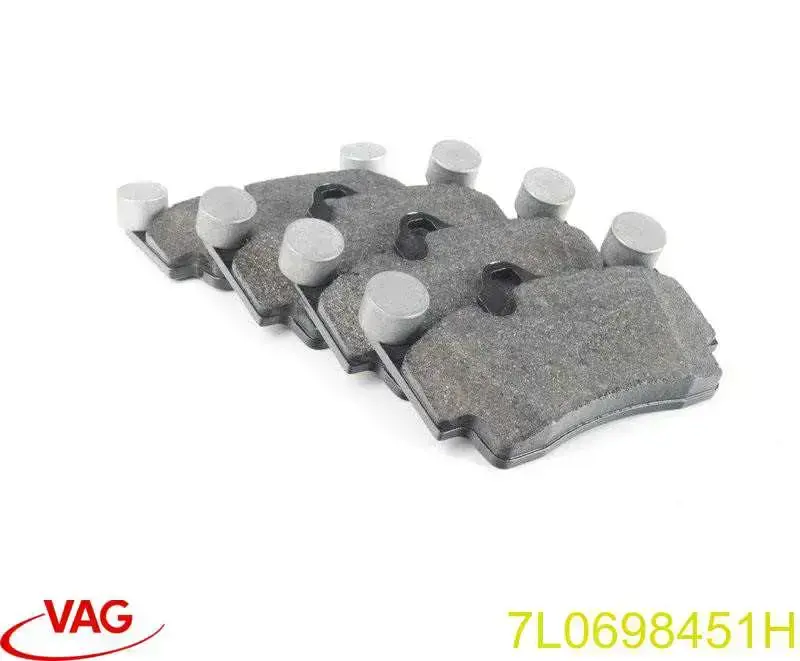 Sapatas do freio traseiras de disco VAG 7L0698451H preço, a partir de 38,13 USD