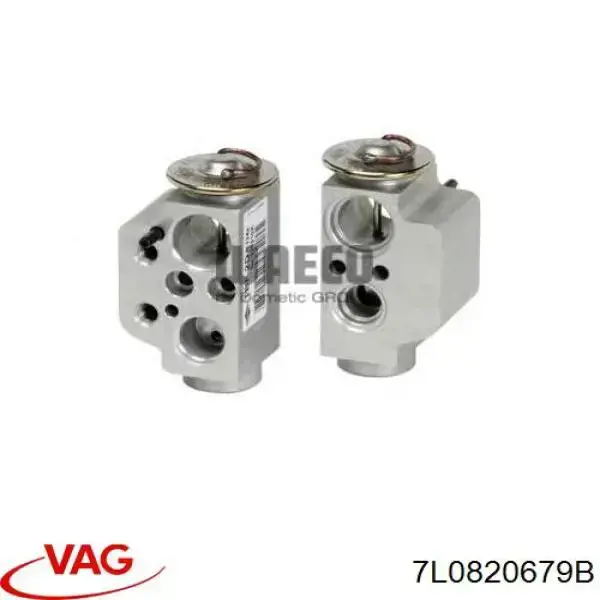 Compre 7L0820679B VAG Válvula TRV de aparelho de ar condicionado
