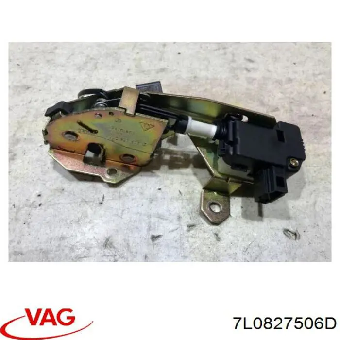 Fecho de vidro de porta-malas (de 3ª/5ª porta traseira (de tampa de alcapão) 7L0827506D VAG