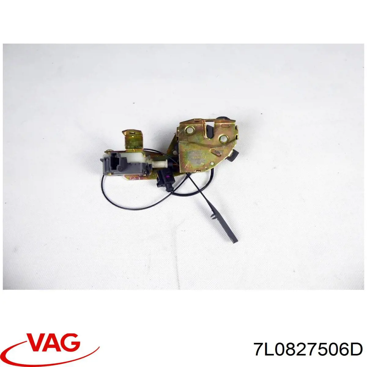 Fecho de vidro de porta-malas (de 3ª/5ª porta traseira (de tampa de alcapão) 7L0827506D VAG