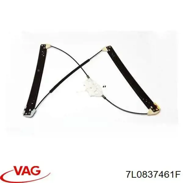 Mecanismo de acionamento de vidro da porta dianteira esquerda VAG 7L0837461F preço, a partir de 61,18 USD
