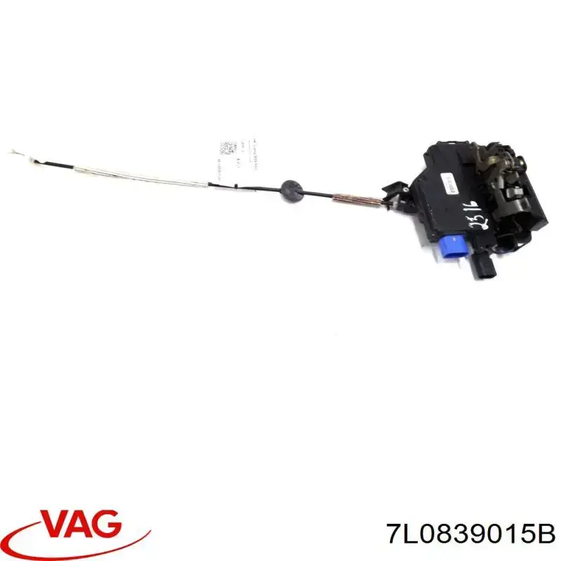Fecho da porta traseira esquerda VAG 7L0839015B preço, a partir de 64,70 USD
