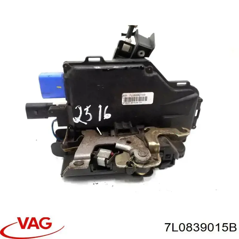 Fecho da porta traseira esquerda Porsche 7L0839015B preço, a partir de 52,33 USD