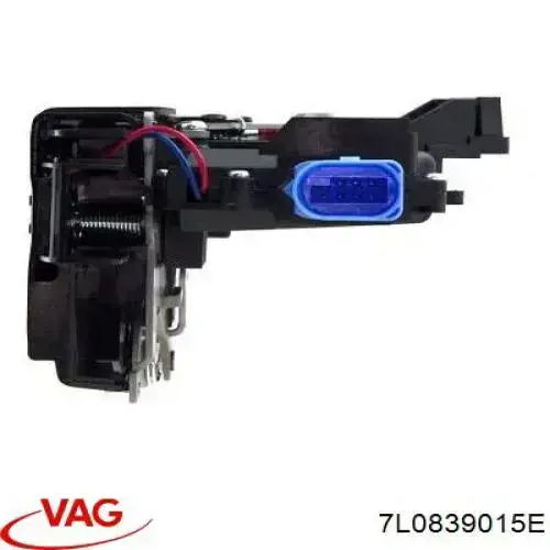 Fecho da porta traseira esquerda VAG 7L0839015E preço, a partir de 73,21 USD