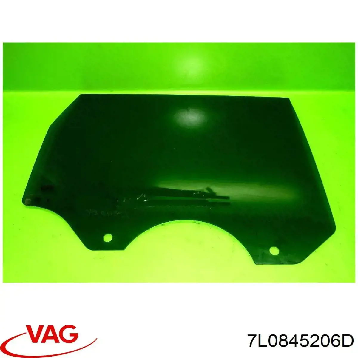 7L0845206D VAG Vidro da porta traseira direita