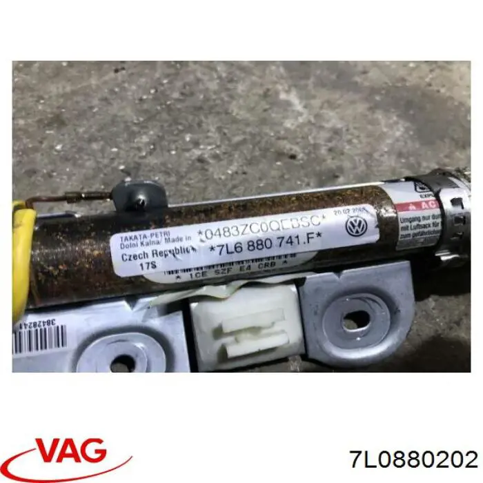 Compre 7L0880202 VAG Cinto de segurança (AIRBAG) de passageiro