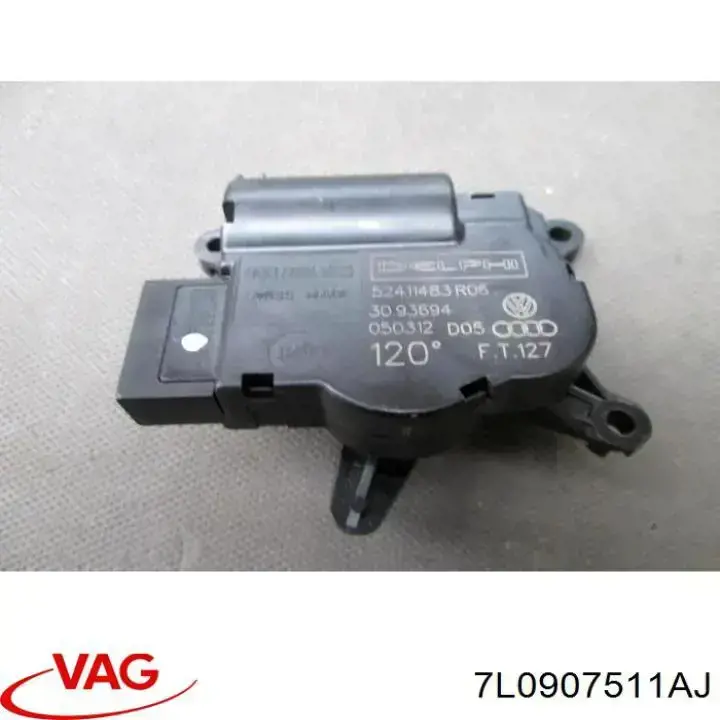 7L0907511AJ VAG Acionamento de comporta de forno