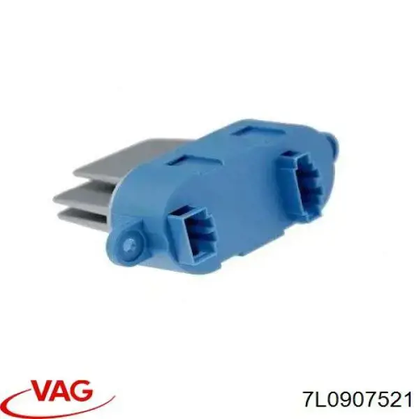 Compre 7L0907521 VAG Resistor (resistência) traseiro de ventilador de forno (de aquecedor de salão)