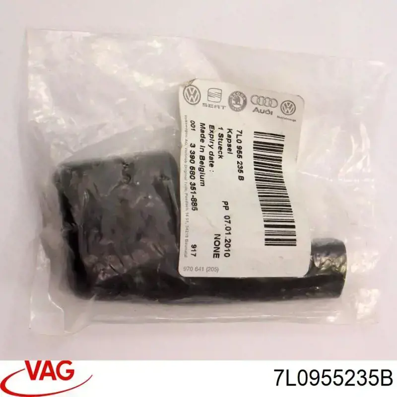 Compre 7L0955235B VAG Tampão de porca de fixação do braço dianteiro de limpador de pára-brisa