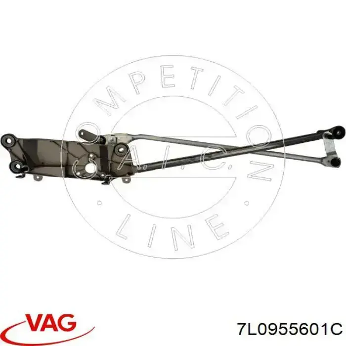 Trapézio de limpador pára-brisas VAG 7L0955601C preço, a partir de 112,35 USD