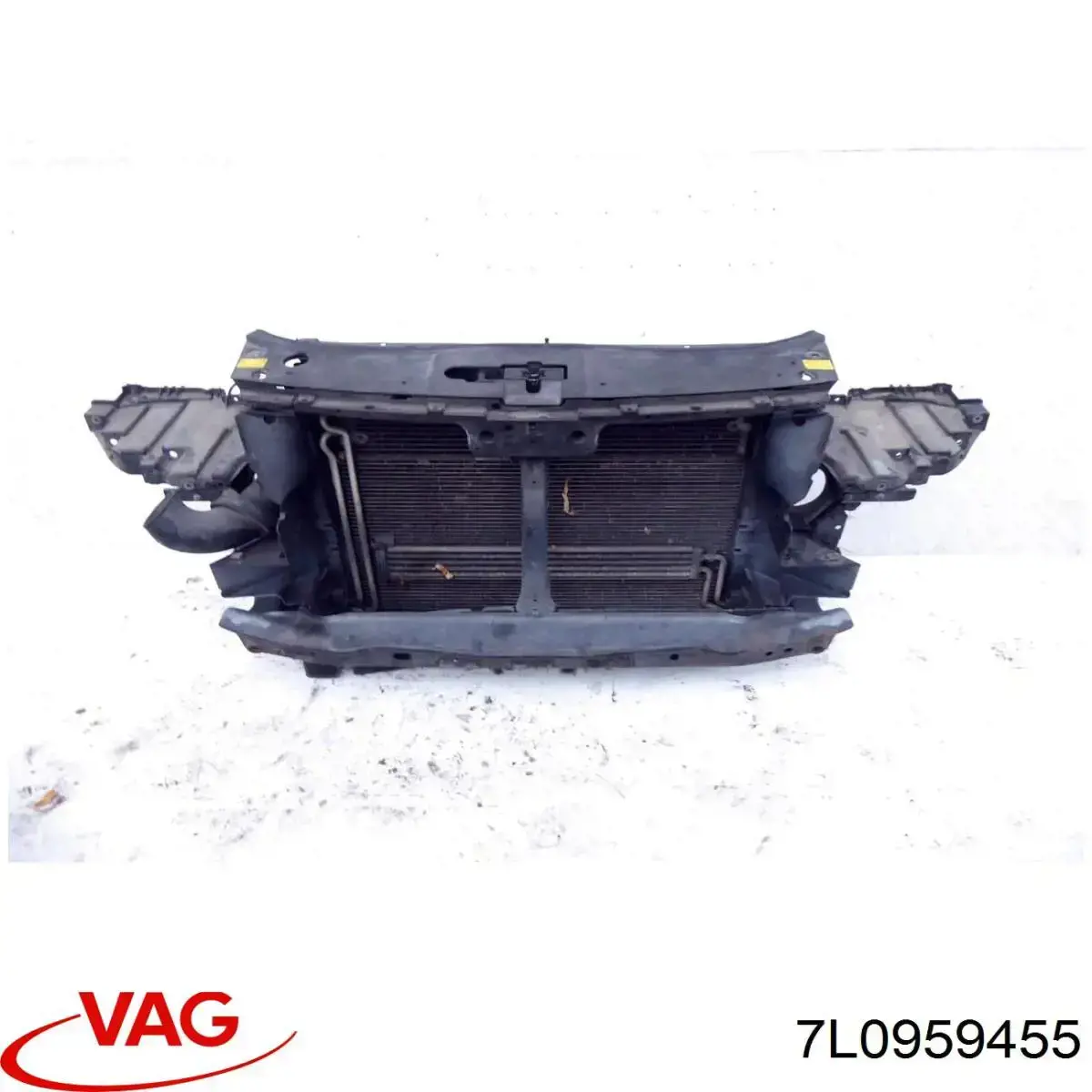 Ventilador elétrico de esfriamento montado (motor + roda de aletas) esquerdo VAG 7L0959455 preço, a partir de 102,60 USD