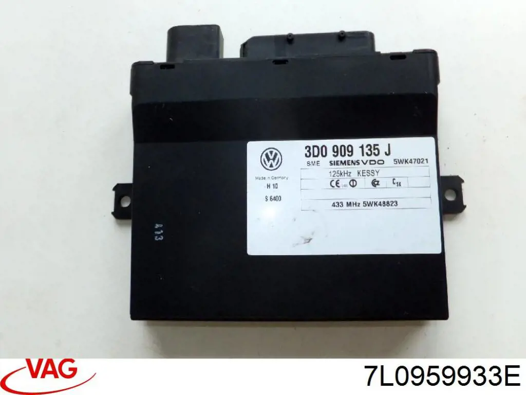 Módulo de direção (Centralina eletrônica) da rede de bordo 7L0959933E Porsche