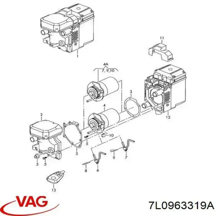 Vela de aquecimento do fluido de esfriamento VAG 7L0963319A preço, a partir de 224,55 USD
