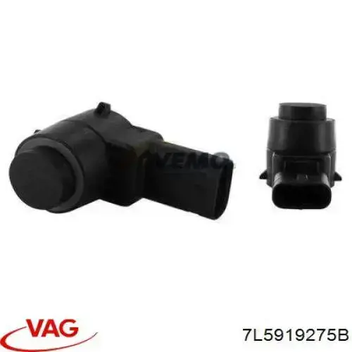 7L5919275B VAG Sensor traseiro de sinalização de estacionamento (sensor de estacionamento)