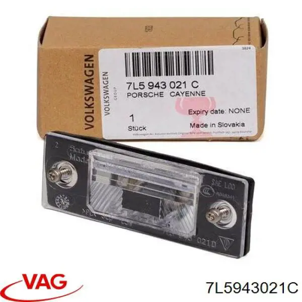 7L5943021C VAG Lanterna da luz de fundo de matrícula traseira