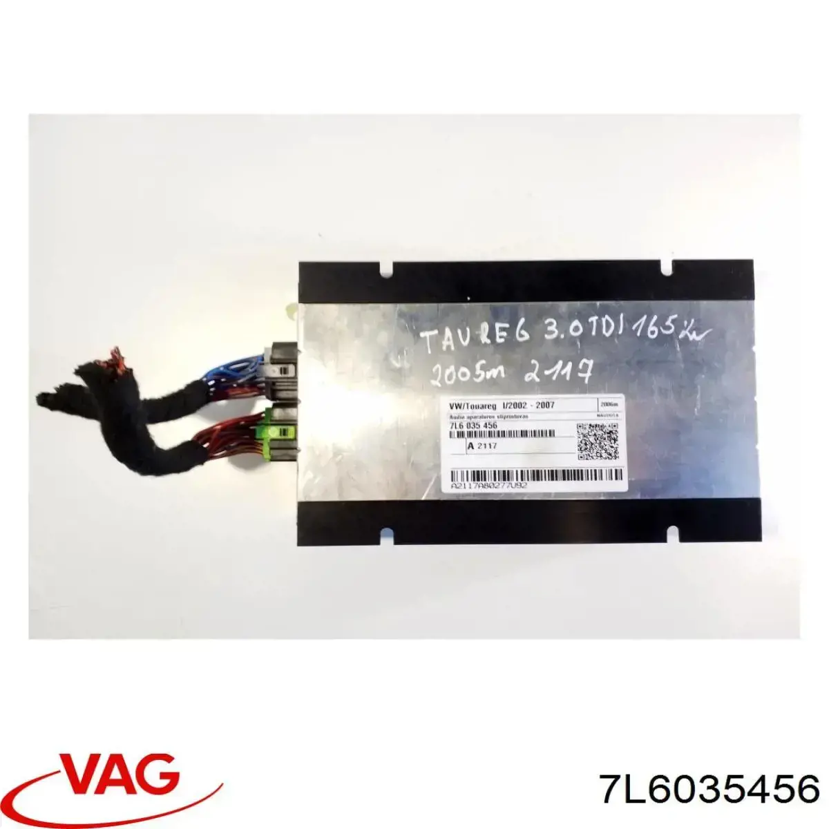 7L6035456 VAG Reforçador do som de sistema de áudio