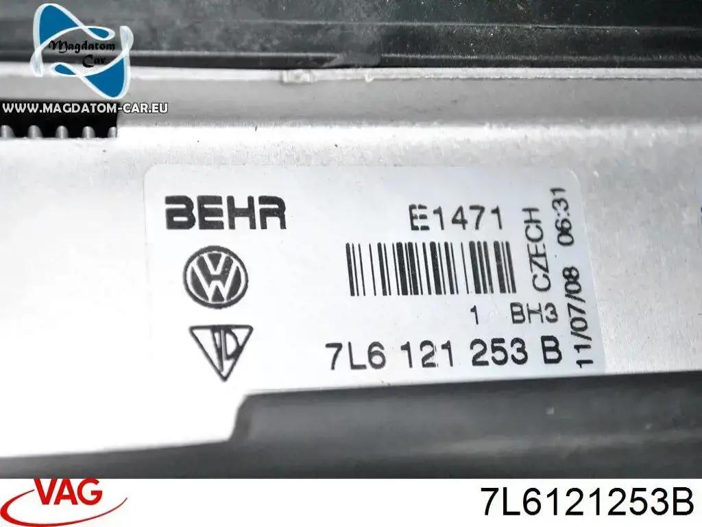 Radiador de esfriamento de motor VAG 7L6121253B preço, a partir de 59,70 USD