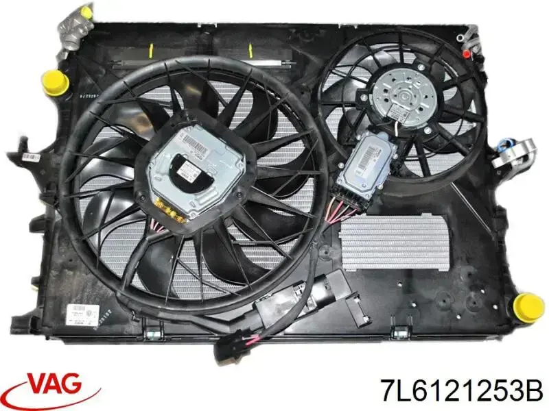 Compre 7L6121253B VAG Radiador de esfriamento de motor
